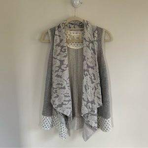 Anthropologie sweater cardigan vest